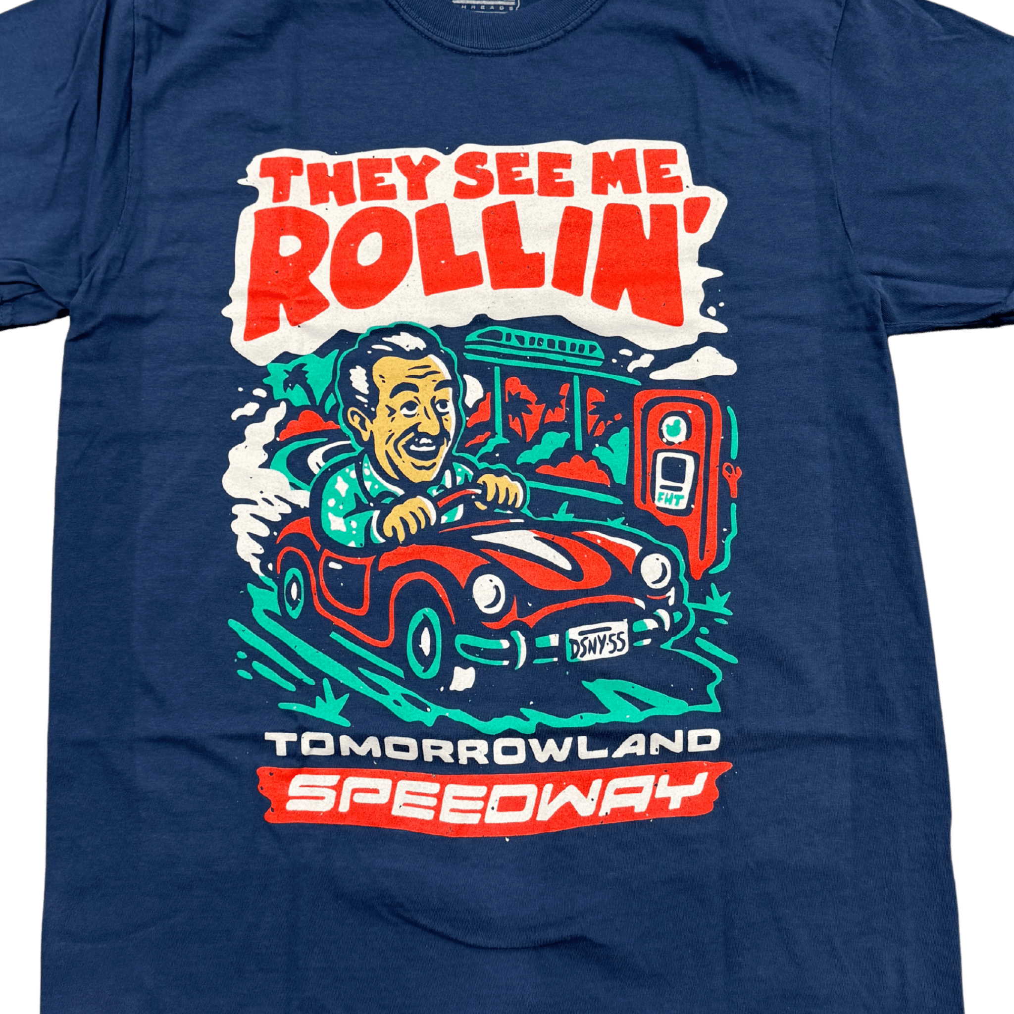 They See Me Rollin' T-Shirt - 100% Cotton - Flying House Threads