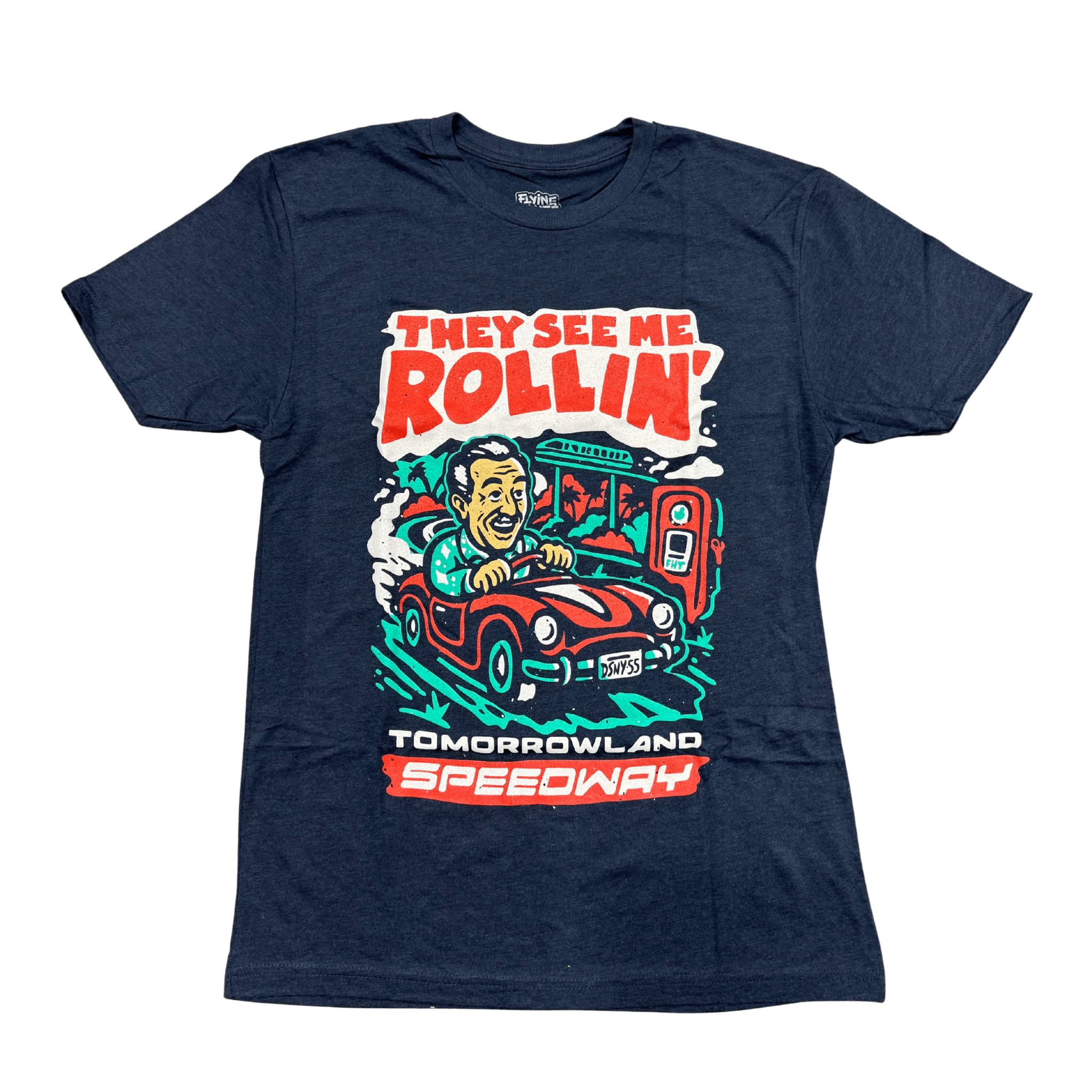 They See Me Rollin T-Shirt - Triblend - Flying House Threads