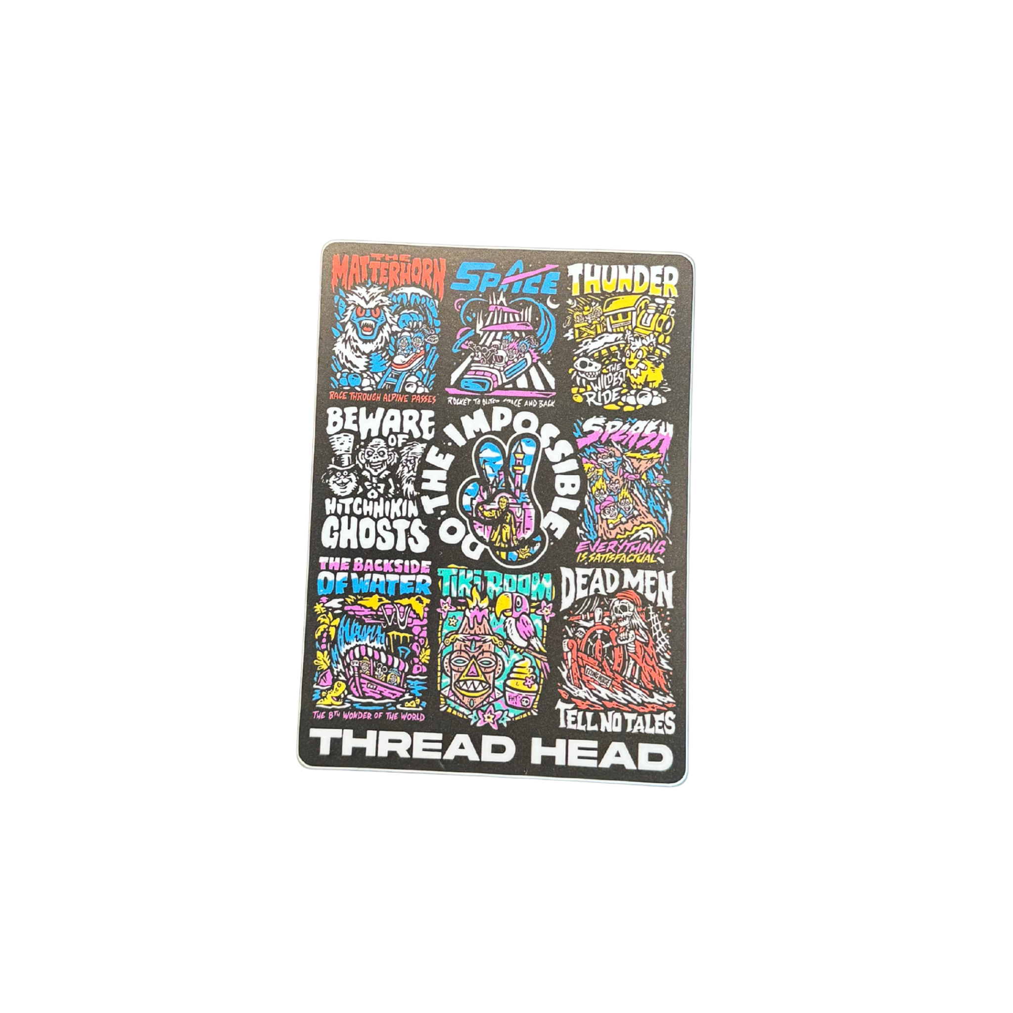 ThreadHead Legacy Stickers - Flying House Threads