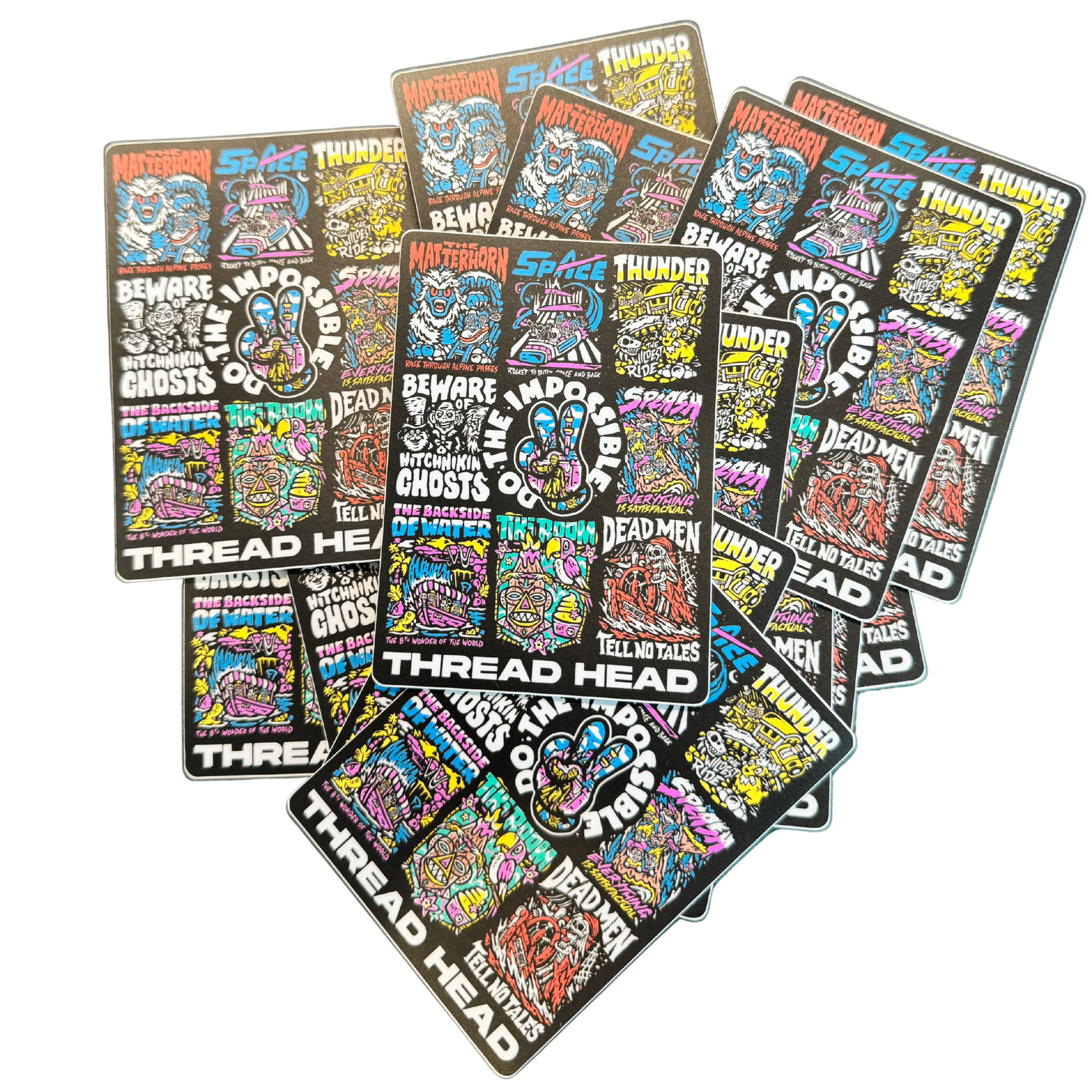 ThreadHead Legacy Stickers - Flying House Threads