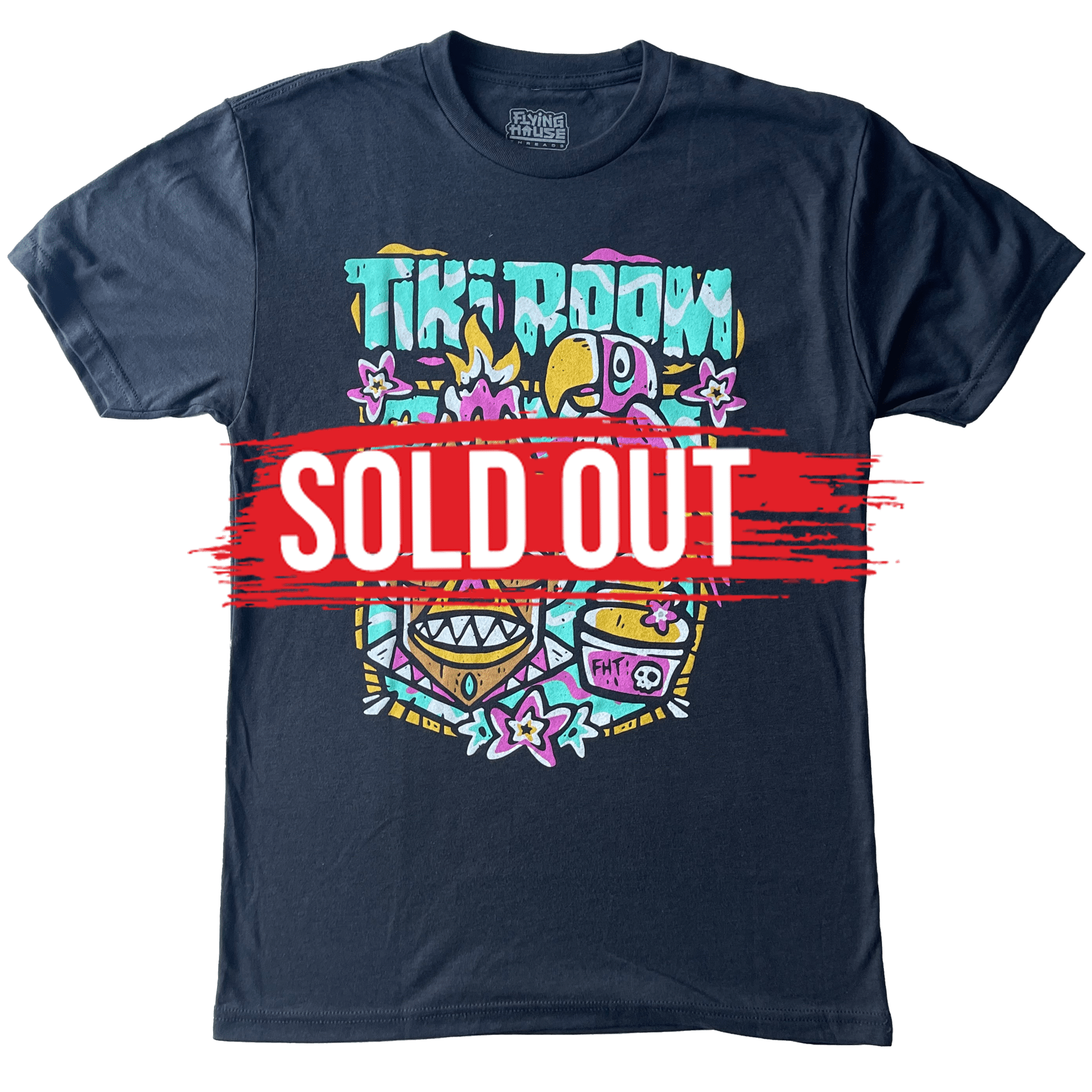 Tiki T-Shirt - Triblend - flyinghousethreads