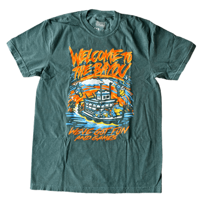 Welcome to the Bayou T-Shirt - 100% Cotton - flyinghousethreads