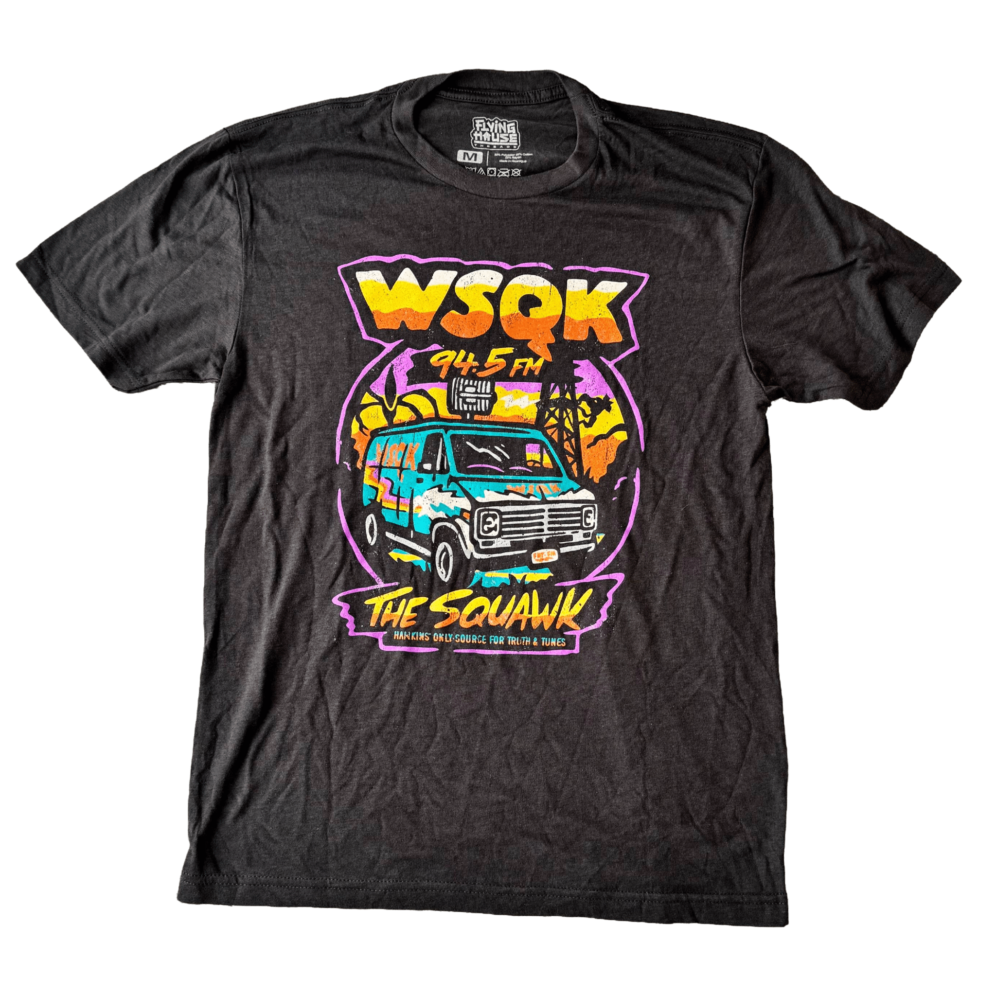 WSQK T-Shirt - Triblend - flyinghousethreads