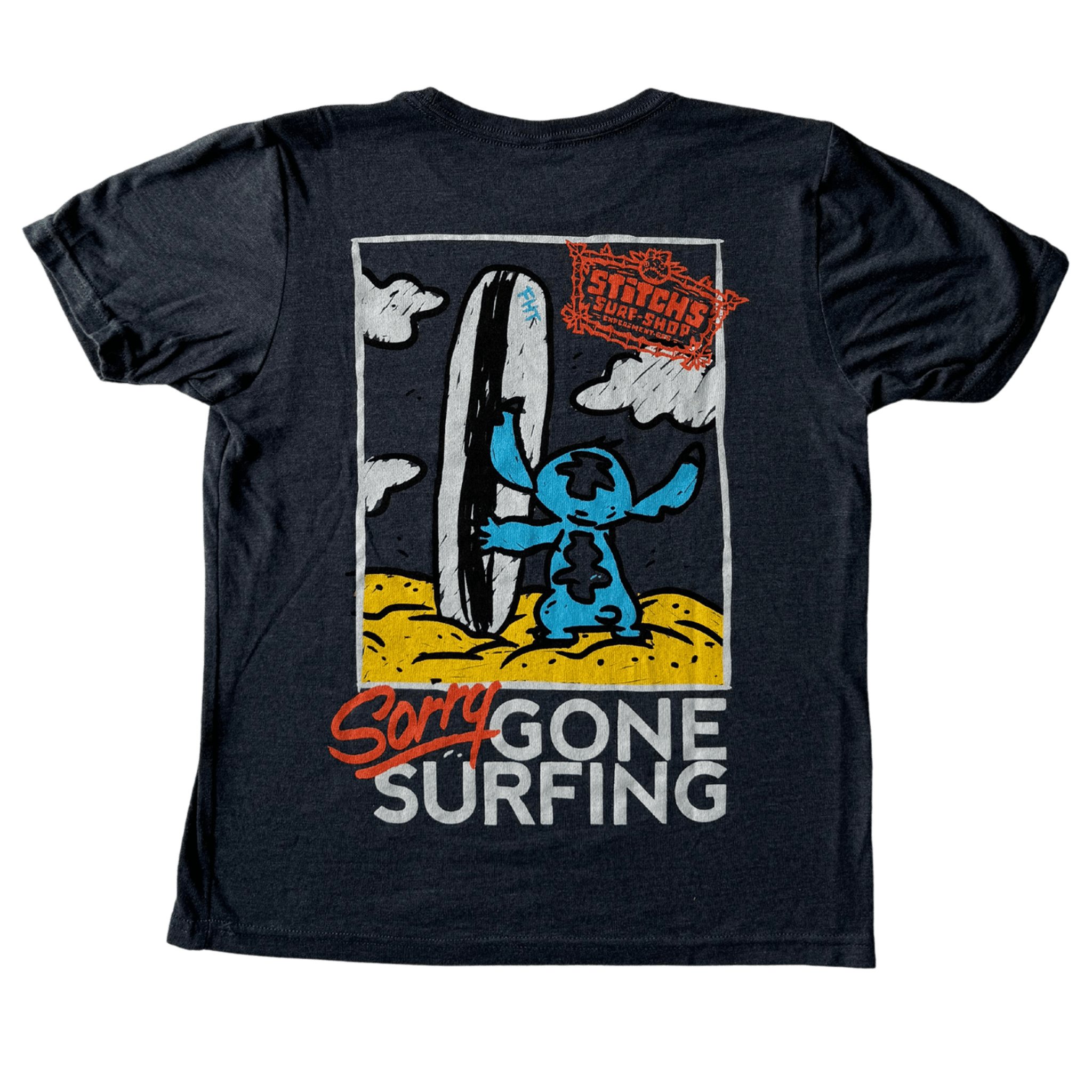Youth Gone Surfing T-Shirt - Triblend (Front and Back Print) - flyinghousethreads