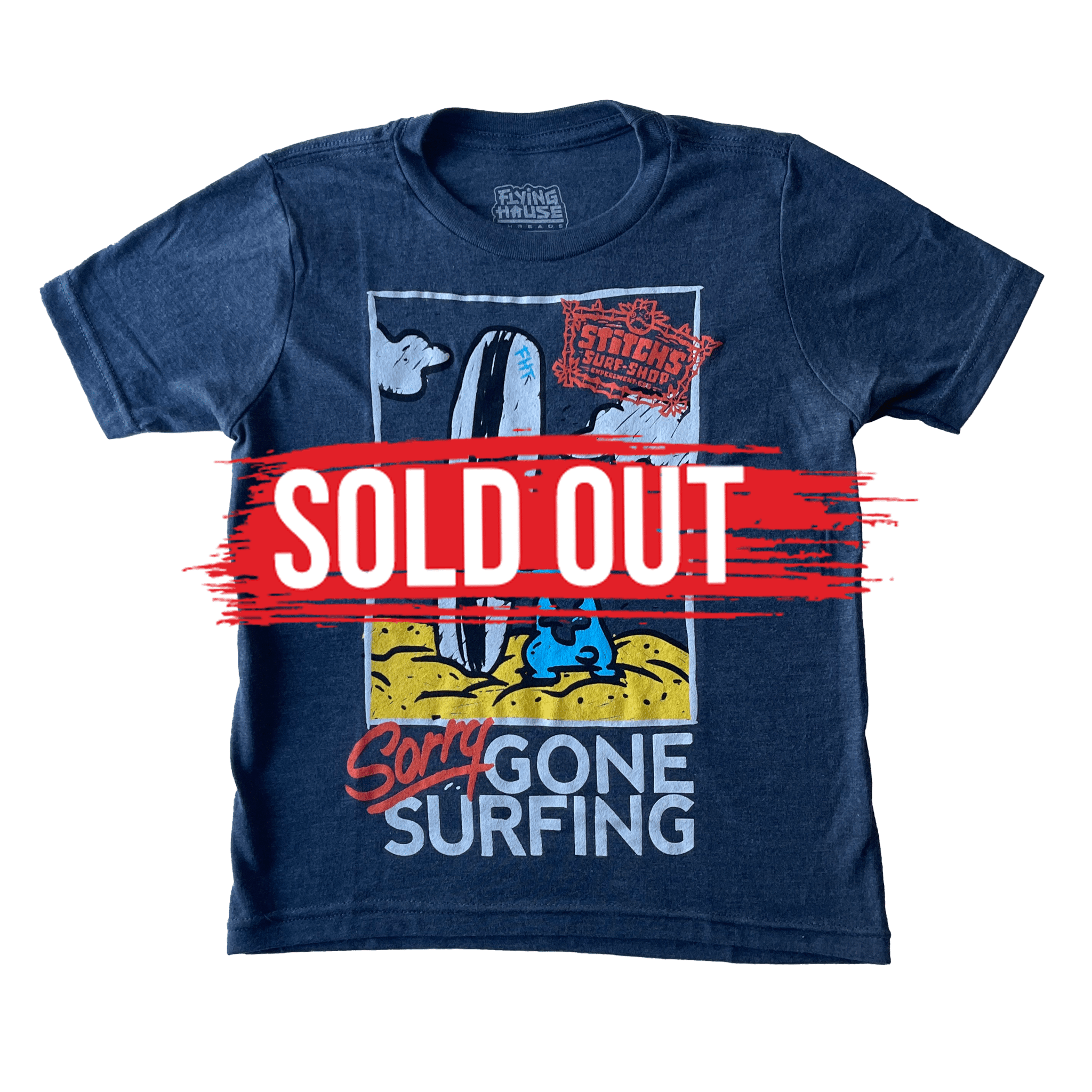 Youth Gone Surfing T-Shirt - Triblend (Front Print Only) - flyinghousethreads