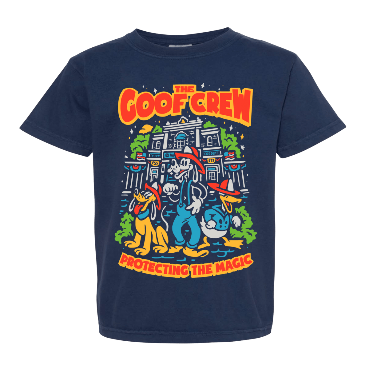 Youth Goof Crew Firehouse T-Shirt - Cotton (Preorder) - Flying House Threads